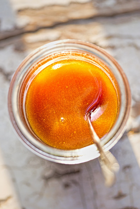 Manuka honig im Glas