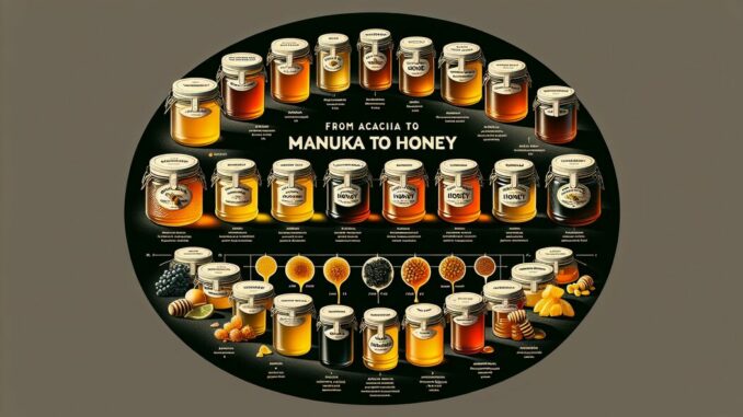 Von Akazie bis Manuka: Die wichtigsten Honigtypen im Überblick und ihre besonderen Eigenschaften